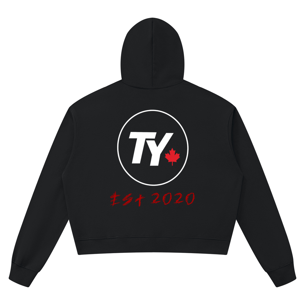 TeamYou Unisex Boxy Raw Edge Hoodie