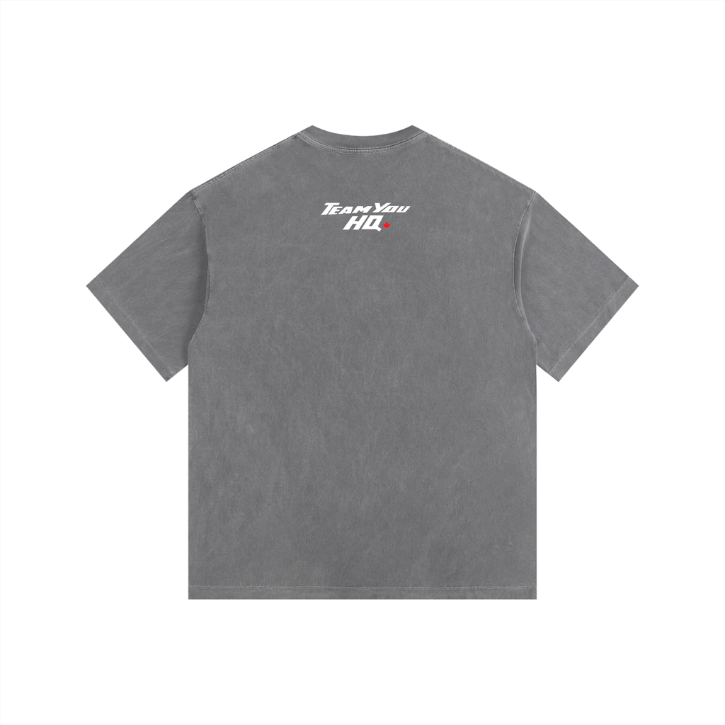 TeamYou Vintage Washed Oversized Cotton T-Shirt