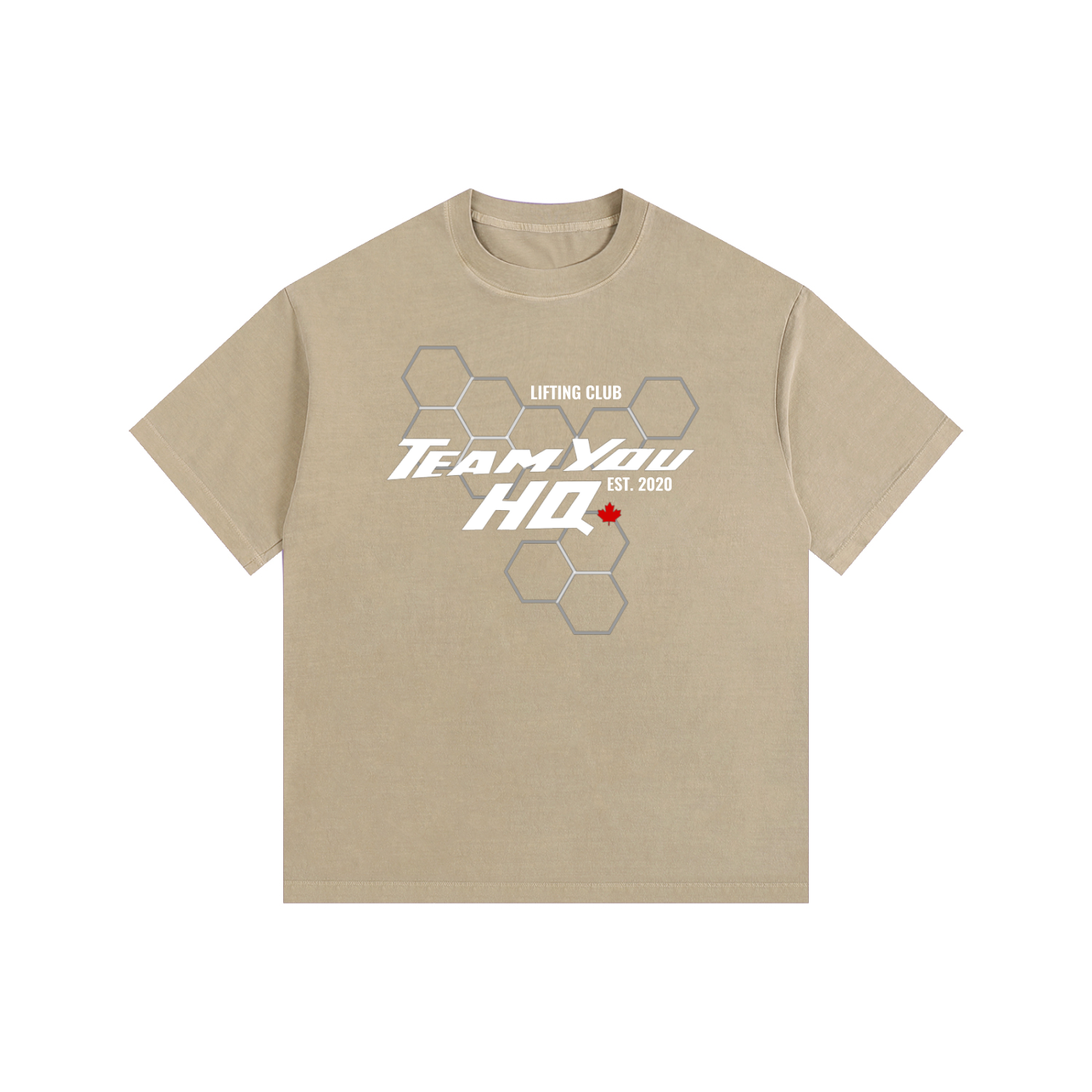 TeamYou Vintage Washed Oversized Cotton T-Shirt
