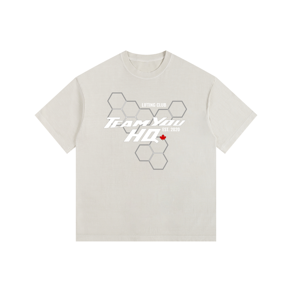 TeamYou Vintage Washed Oversized Cotton T-Shirt