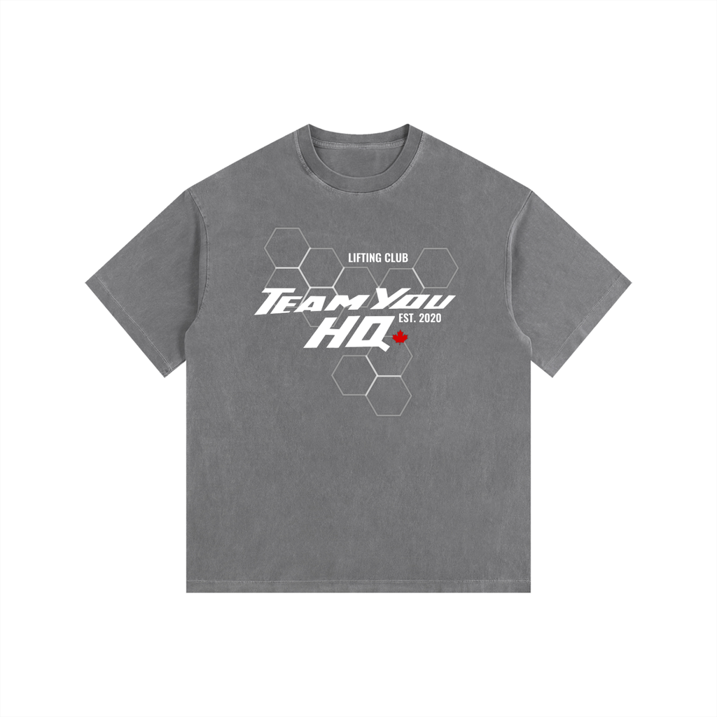 TeamYou Vintage Washed Oversized Cotton T-Shirt