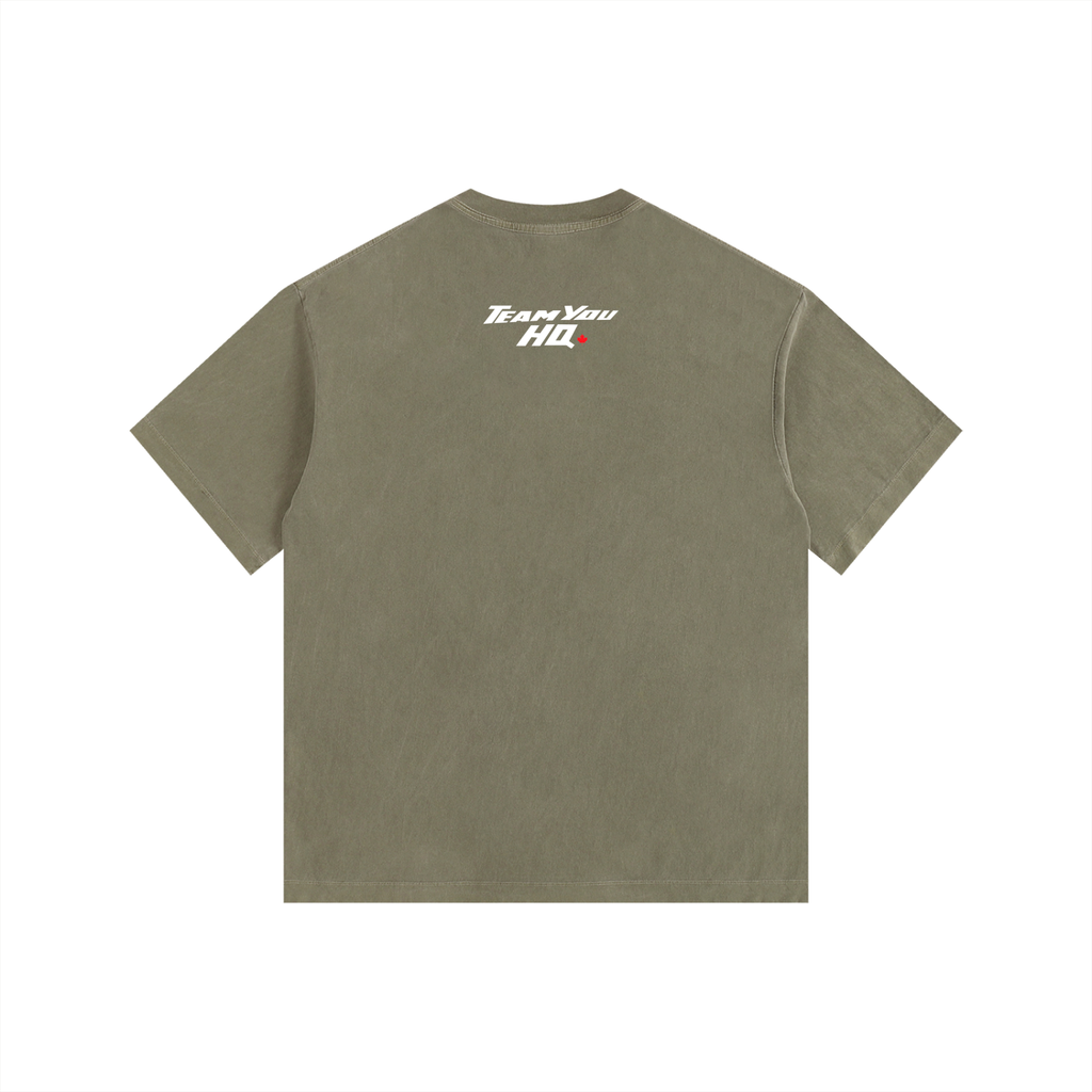 TeamYou Vintage Washed Oversized Cotton T-Shirt