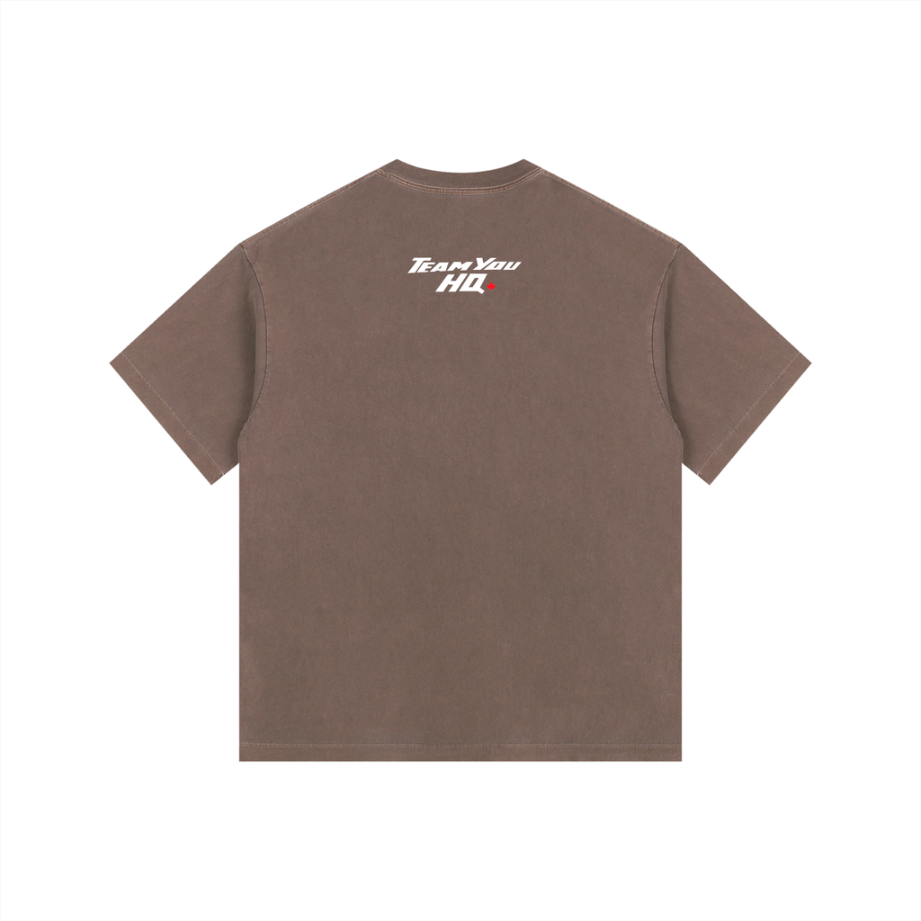 TeamYou Vintage Washed Oversized Cotton T-Shirt