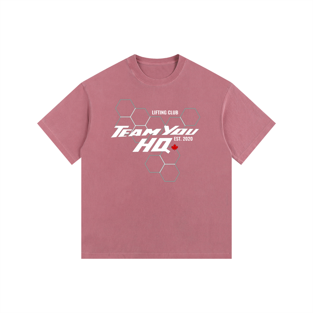 TeamYou Vintage Washed Oversized Cotton T-Shirt