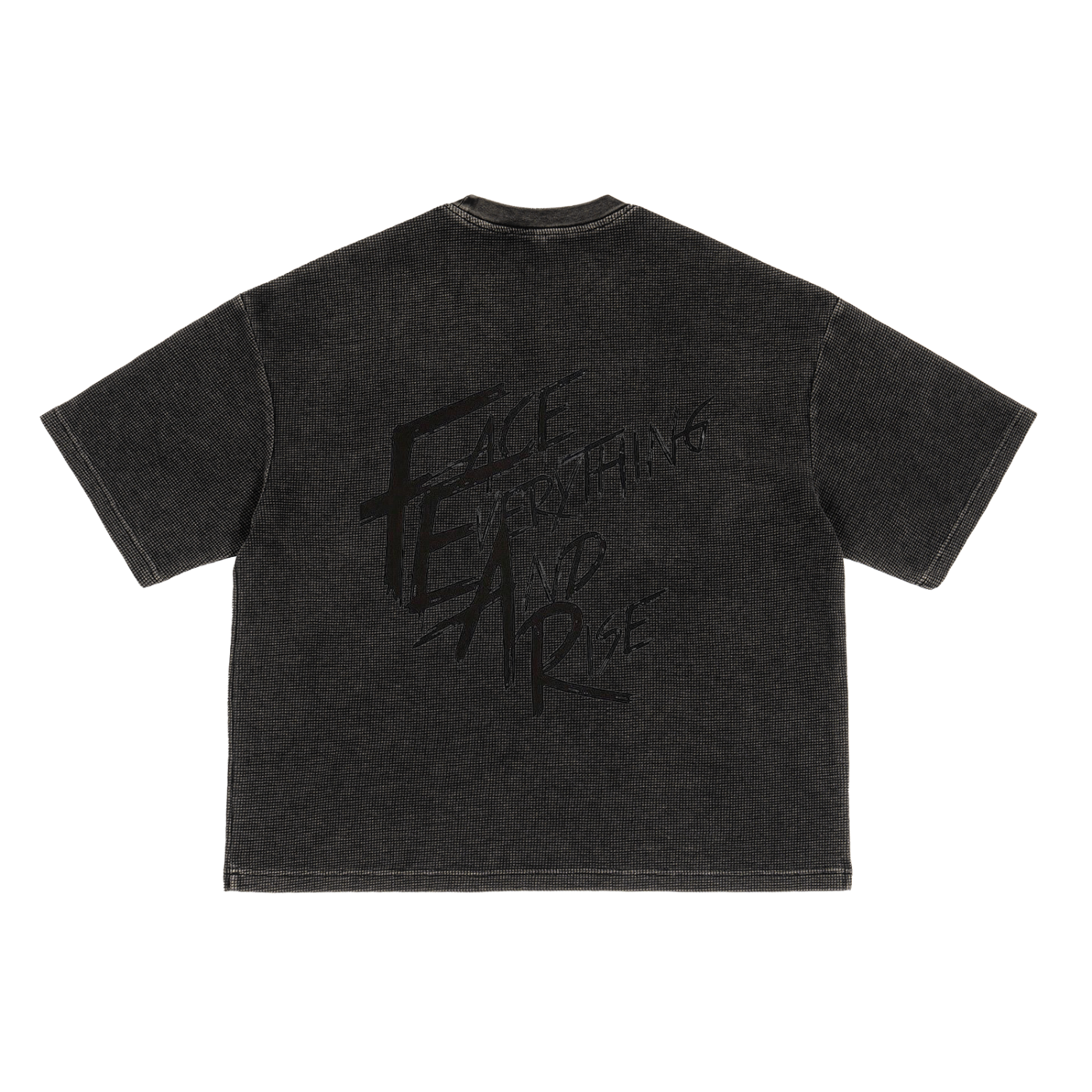 TeamYou Textured Waffle Washed Boxy T-Shirt