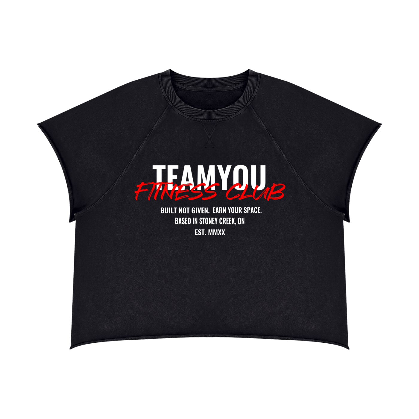 TeamYou Unisex Vintage Wash Raw Edge Boxy T-Shirt