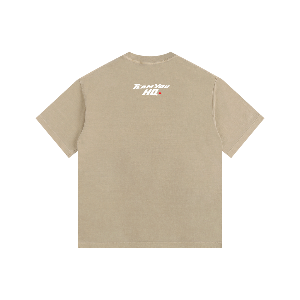 TeamYou Vintage Washed Oversized Cotton T-Shirt