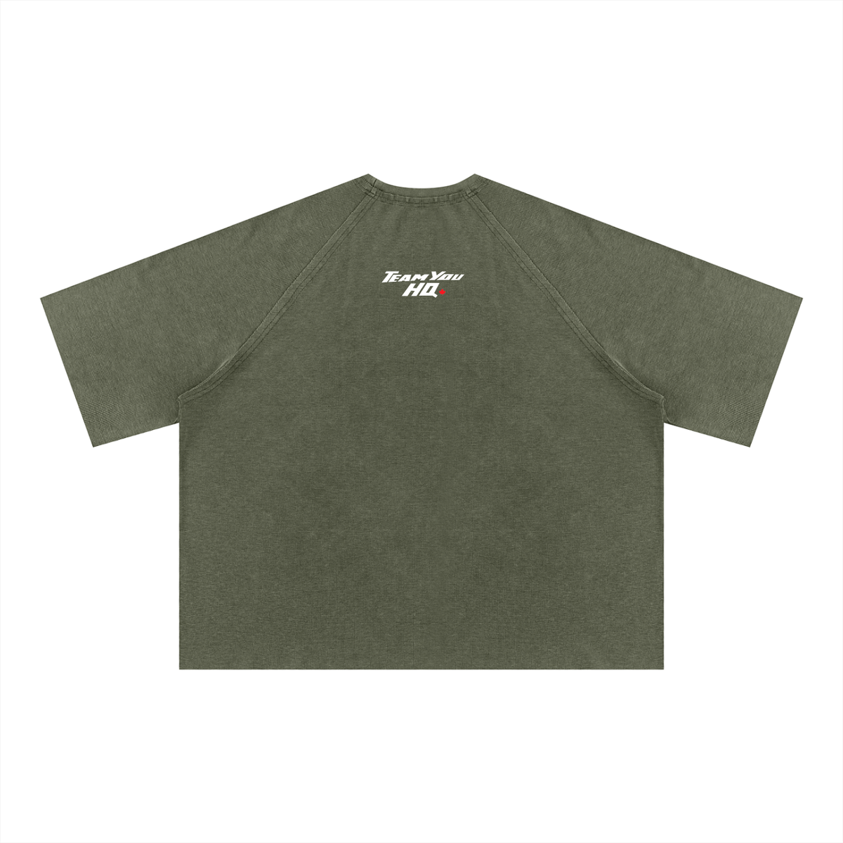 TeamYou HQ Unisex Mineral Wash Boxy Waffle T-Shirt