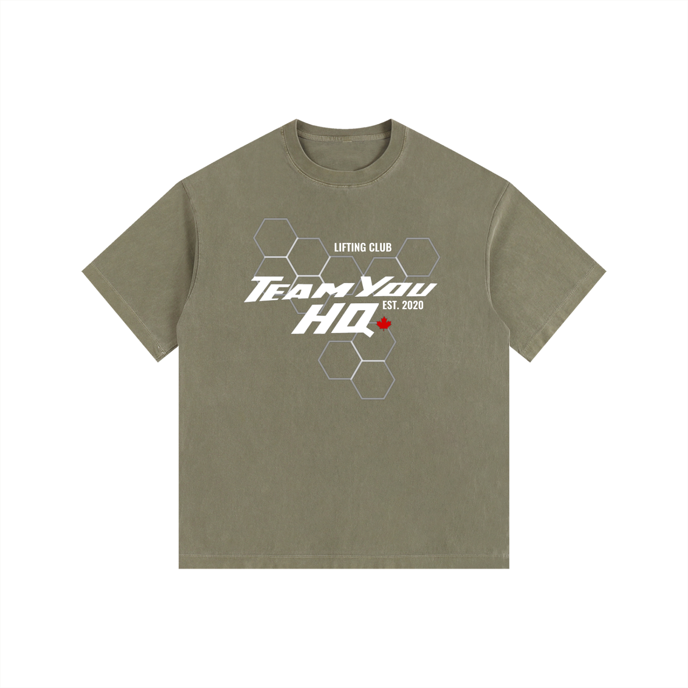 TeamYou Vintage Washed Oversized Cotton T-Shirt