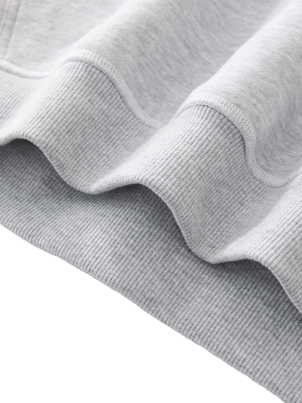 TeamYou Contrast-Stitched Boxy Fleece Hoodie