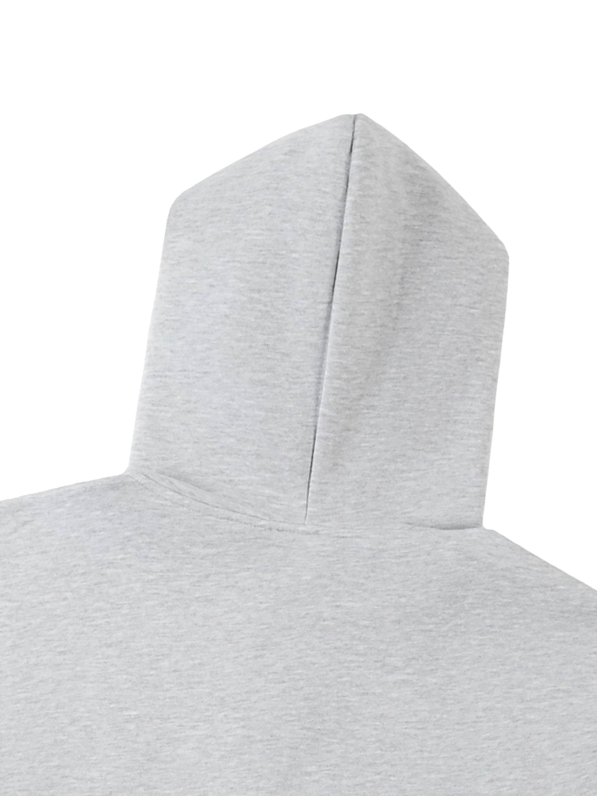 TeamYou Contrast-Stitched Boxy Fleece Hoodie